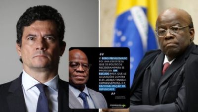 Ex-ministro do Supremo Tribunal Federal, Joaquim Barbosa pode ser vice de Sergio Moro