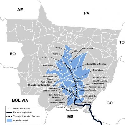 Rumo logística é habilitada para construir a 1ª ferrovia estadual em Mato Grosso