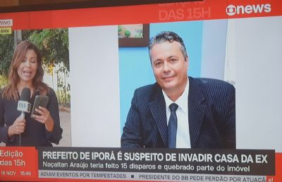 Prefeito de Iporá, que sugeriu eliminar Lula e Moraes, invade casa da ex com caminhonete, dá tiros e foge